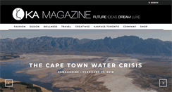 Desktop Screenshot of kaonlinemagazine.com